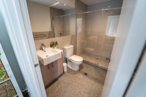 A completed bathroom renovation with The Shower Man Melbourne